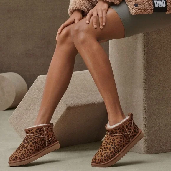 Ugg Ultra Mini Leopard Leopard Ugg Boots NEW UGG Classic Ultra